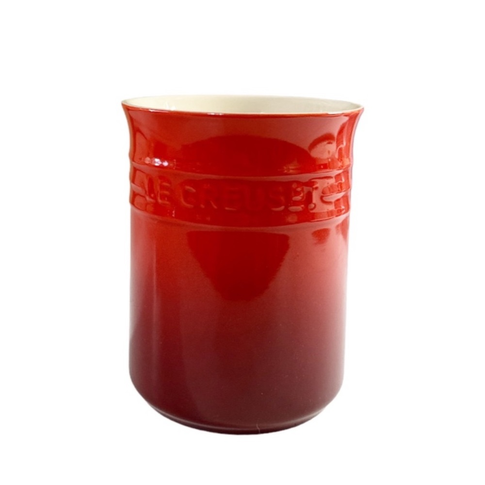 NEW Le Creuset CERISE 1.1L Utensil Crock/Vase